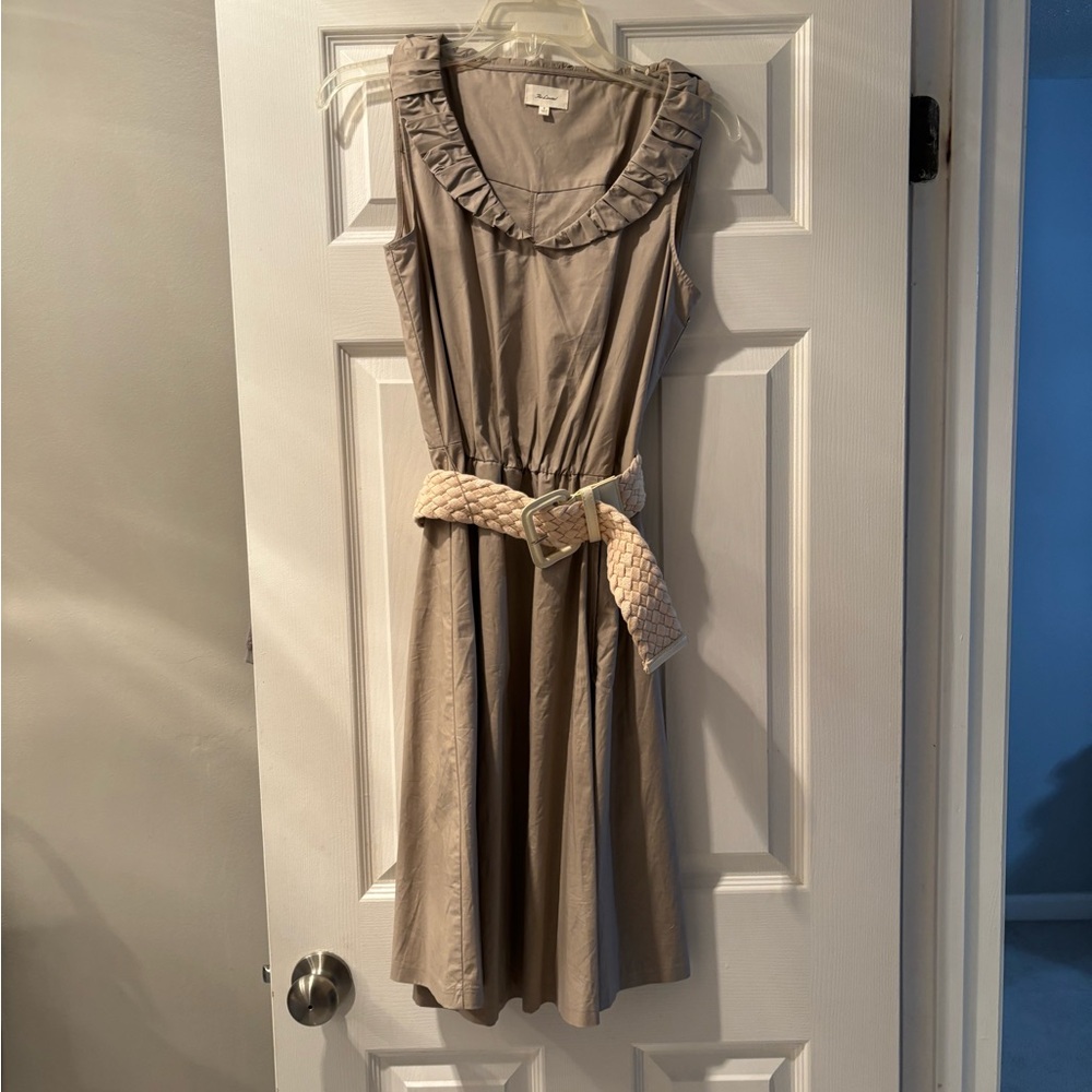 The Limited Tan Khaki Cotton Dress 0 2 4